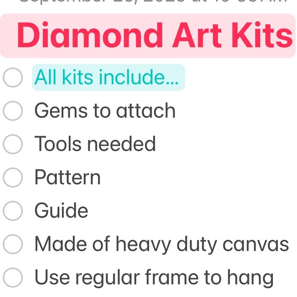 29-8 Vintage Fall Black Truck Diamond Painting Kit - Picture 7 of 8